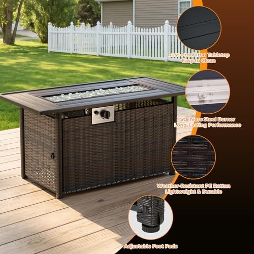 LAFWELL 8-Piece Wicker Patio Conversation Set - Image 5
