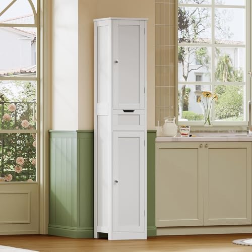 Iwell 66.9" Tall Bathroom Storage Cabinet - Image 4