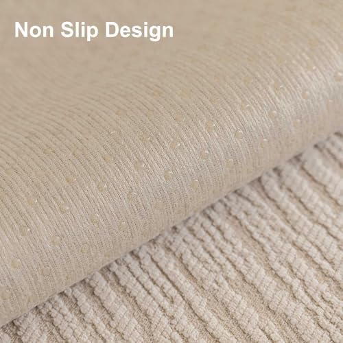 Soft Waterproof Chenille Cover Washable, Non Slip Sectional Sofa Covers - Image 5