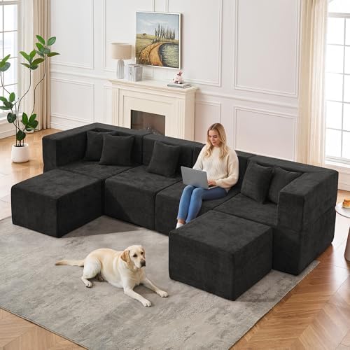 MONVANE 130'' Modular Sectional Cloud Couch - Image 2