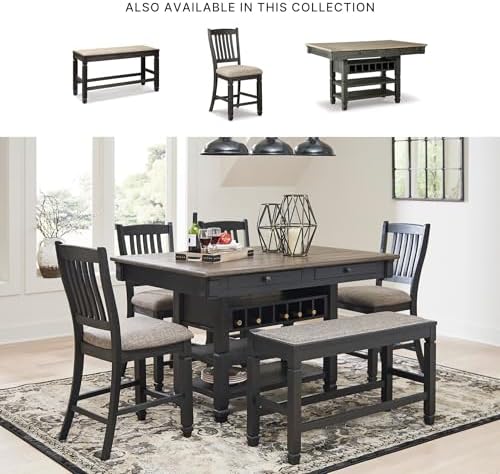 Signature Design by Ashley 1-Piece Counter Height Dining Bench - Image 6