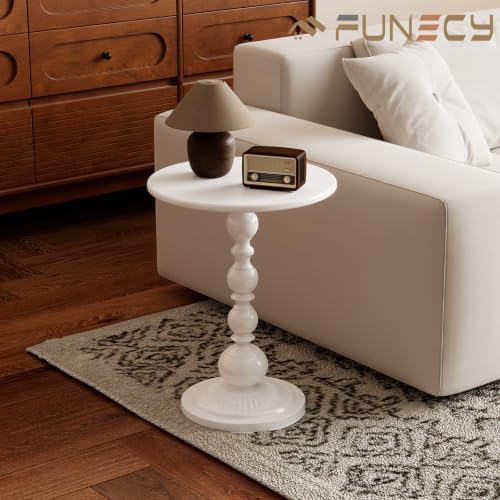 Metal Small End Table, Round Side Table - Image 2