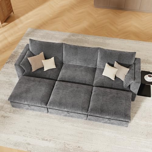 WorthFurni Oversized Modular Sectional Sofa, Comfty 6 Seat Modular Sofa - Image 7
