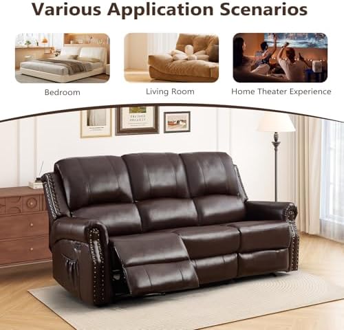 HAOMARKETS 85" Wide 2 Power Reclining Sofa - Image 5