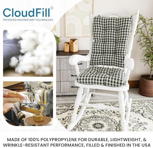 Klear Vu The Gripper Non-Slip Rocking Chair Cushion Set - Image 5