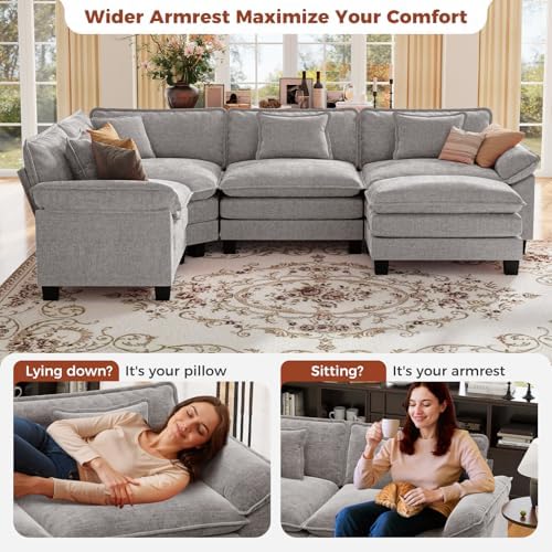 CDCASA 117" Oversized Modular Sectional Sofa - Image 6