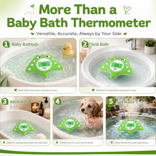 Baby Bath Thermometer for Infant & Toddler, Floating Digital Water Thermometer - Image 5