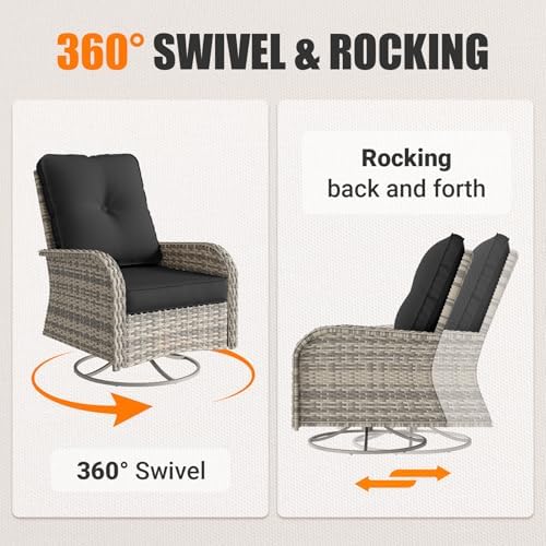 Outdoor Patio Furniture Set PE Wicker Rattan Outdoor Sectional Sofa - Image 5