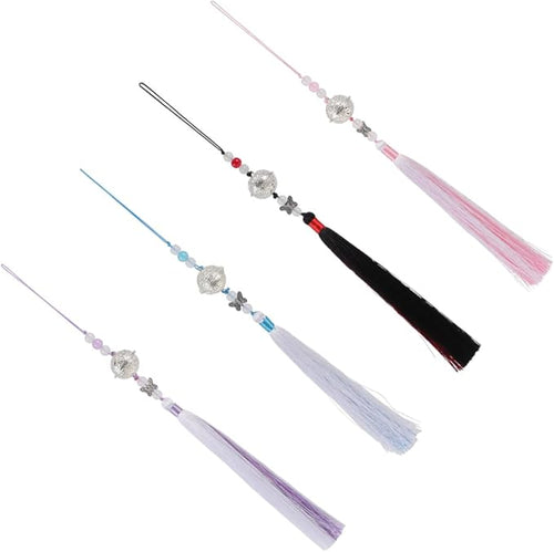 4pcs Ancient Handmade Tassel Pendant Hanging Tassel Ornament Korean Style by PLAFOPE