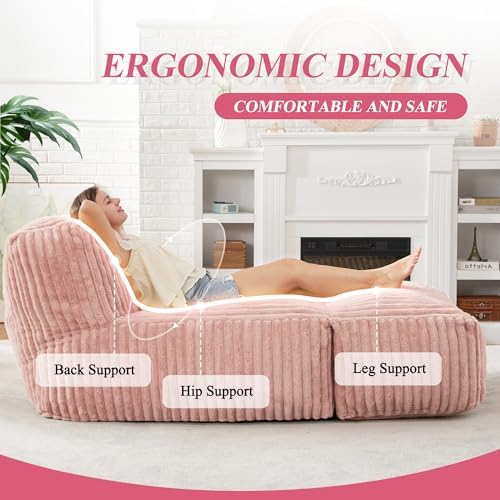 Hobestluk Large Bean Bag Chairs Sofa - Image 4