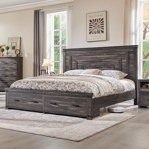 RedLemon 54" Farmhouse Queen Bed Frame by REDLEMON