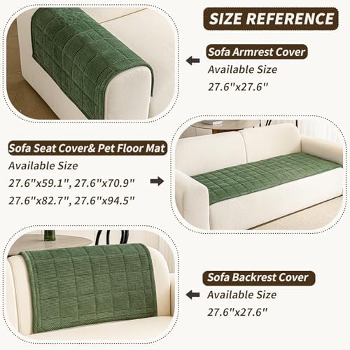 Couch Covers for Dogs, Non Slip Washable Pet Couch Covers for Sofa - Image 4