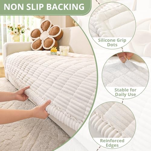 OstepDecor Couch Cover for Dogs, Washable Non Slip Sofa Cover for Pets - Image 5