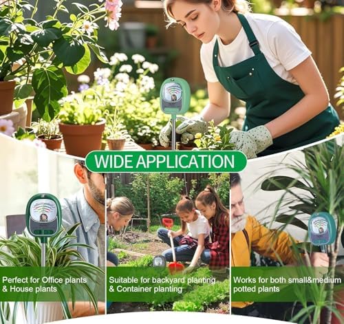 Soil Moisture Meter for Plants, 4-in-1 Soil Tester - Image 6