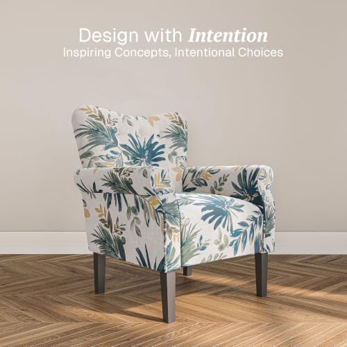 BELLEZE Modern Accent Chair, High Back Armchair, Upholstered Wingback Side Chair - Image 4