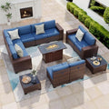 Patio Furniture Set with 44'' Fire Pit Table by VonzoyHome
