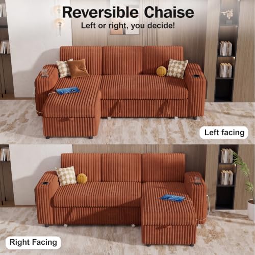 WEUP 86" Modular Sectional Sleeper Sofa - Image 6