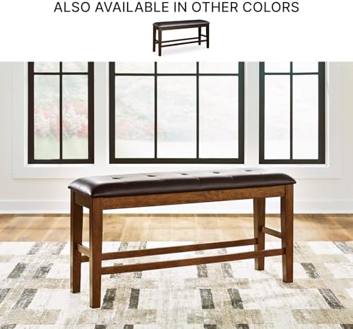 Signature Design by Ashley Upholstered Counter Height Dining Bench - Image 5