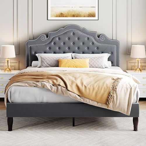 SHA CERLIN Full Size Bed Frame by SHACERLIN