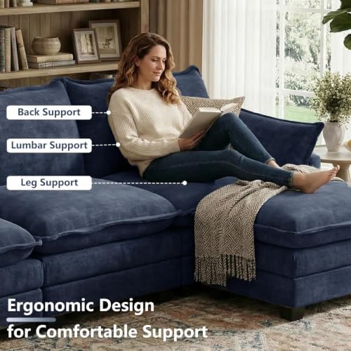 U Shaped Modular Sectional Couch, Comfy Sofa - Image 6
