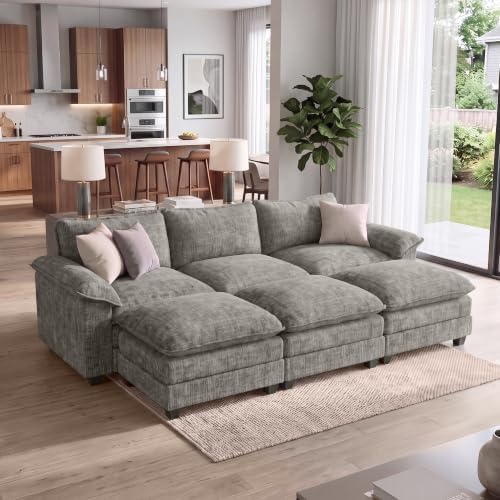 Homall 118.9" Cloud Couch, Modular Sectional Sofa by Homall
