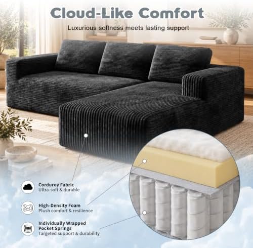 93" L-Shaped Modular Sectional Sofa - Image 4