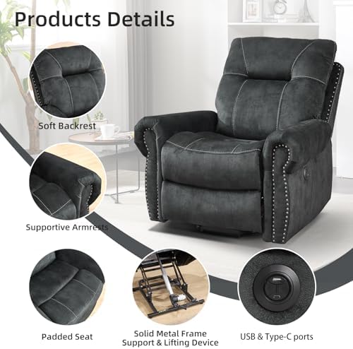 EBELLO Reclining Couch Sofa Furniture Set - Image 5
