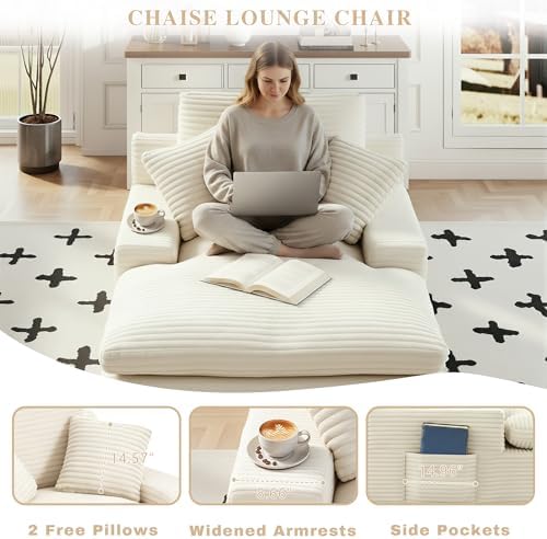 Chaise Lounge Chair Indoor, Modern Couch Bed - Image 5