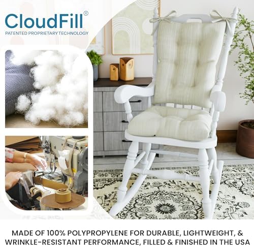 Klear Vu The Gripper Non-Slip Rocking Chair Cushion Set - Image 3