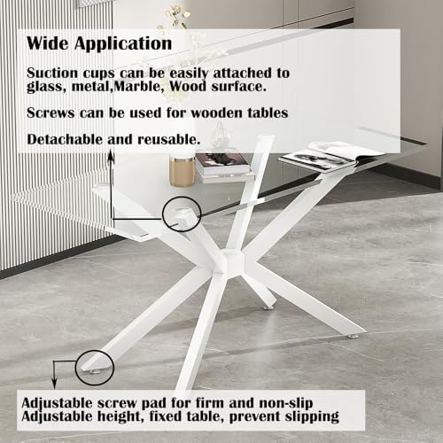 Modern Table Base 29" Metal Dining Table Legs - Image 4