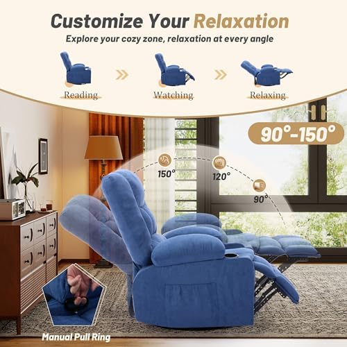 Swivel Rocker Recliner Chair - Image 4