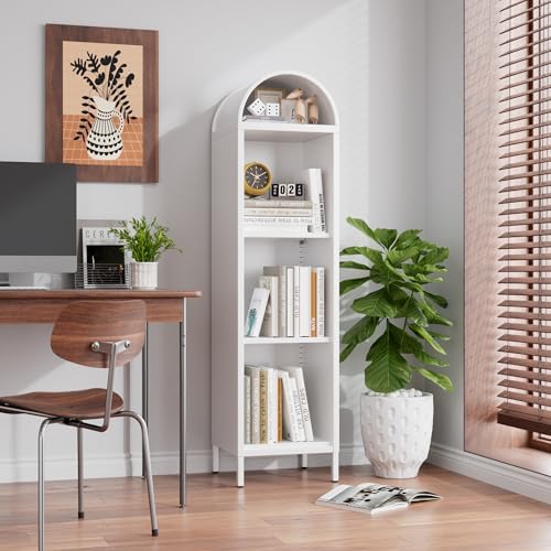 METAN 63" Metal Arched Bookshelf - Image 6