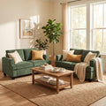 YOUDENOVA 2 Piece Set Comfy Sofa Couch, Loveseat Sofa * 2 by YOUDENOVA