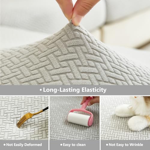 Yoovat Couch Cushion Covers for Sofa Couch Covers Wear-Resistant Universal Sofa - Image 5