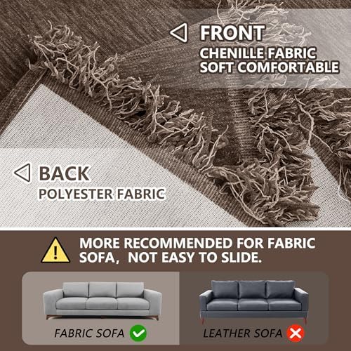 MEETSKY Couch Cover for Dogs, Sofa Covers for Pets Washable, Chenille Sofa - Image 6