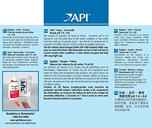 API High Range pH Test Kit 160-Test Freshwater and Saltwater Aquarium Water Kit - Image 2
