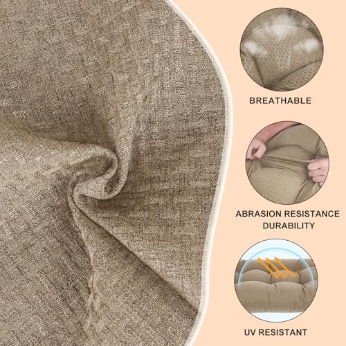 Rocking Chair Cushions Indoor High Back Set - Image 3