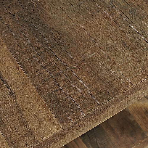 Jofran Reclamation Rustic Reclaimed Solid Wood Square End Table - Image 4