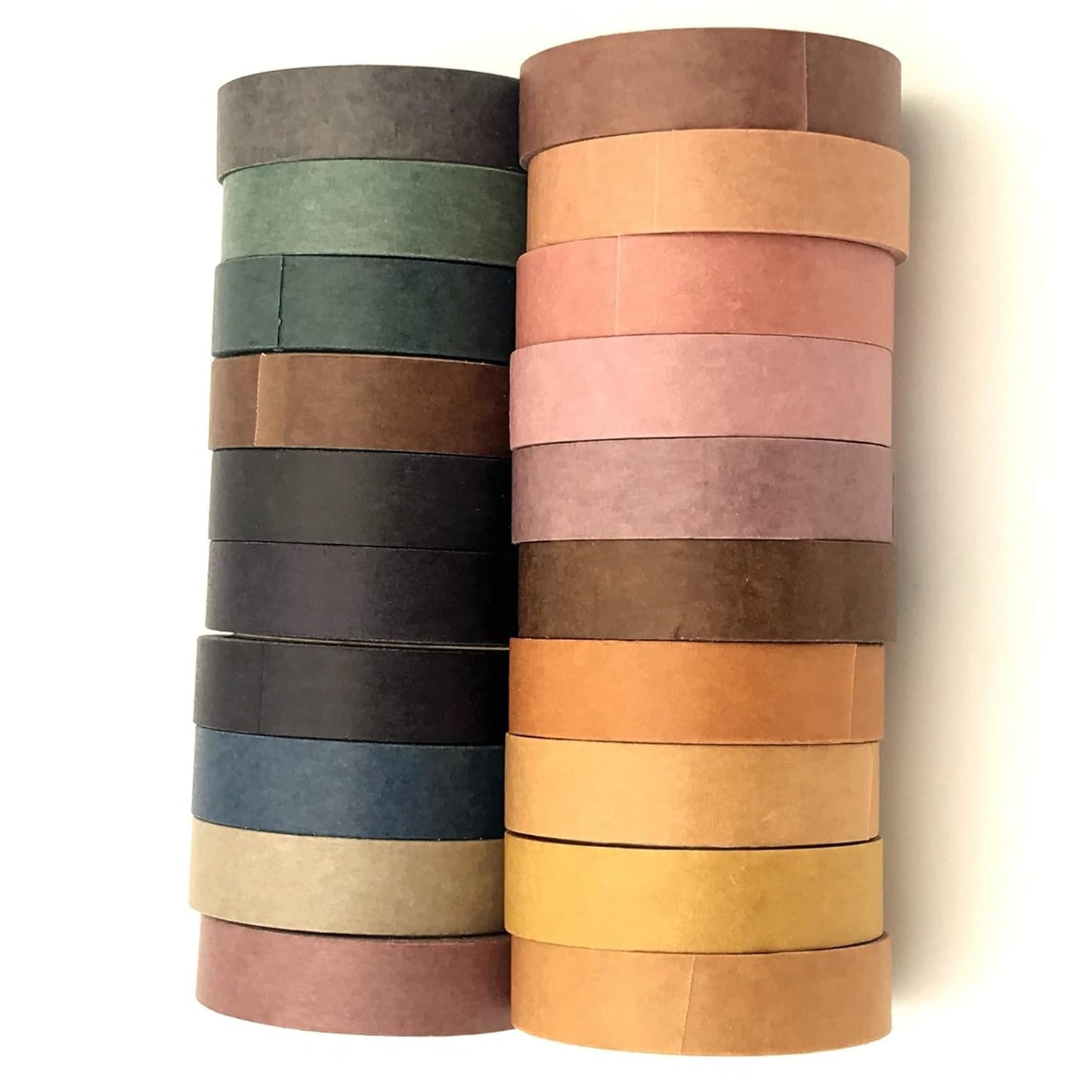 20 Rolls Washi Tape Set,10 mm x 5m Decorative Colored Masking Tapes for Scrapbooking, Bullet Journals, Junk Journal, Planners, DIY Crafts, Gift Wrapping