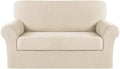 Turquoize Stretch Sofa Slipcover 2 Pieces Sofa Cover Couch Cover by Turquoize