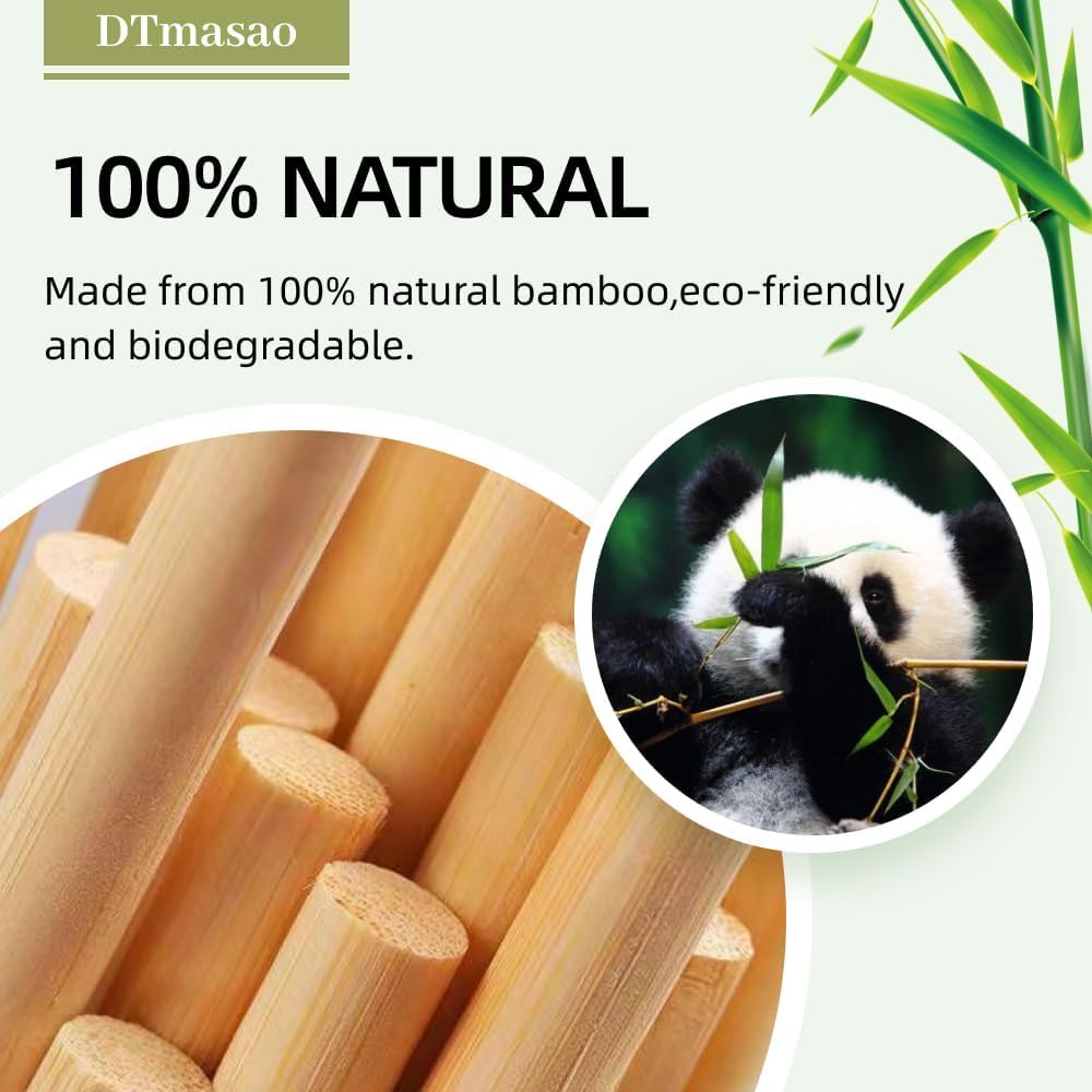 1/4 x 24 Inch 25 PCS Dowel Rods Wood Sticks Wooden Dowel Rods Unfinished Bamboo Sticks - for Crafts,Home Decor, Model Making and DIYers
