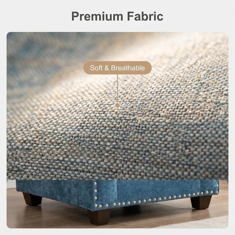 Modern Tufted Fabric Accent Chair, Upholstered Armchair - Image 5