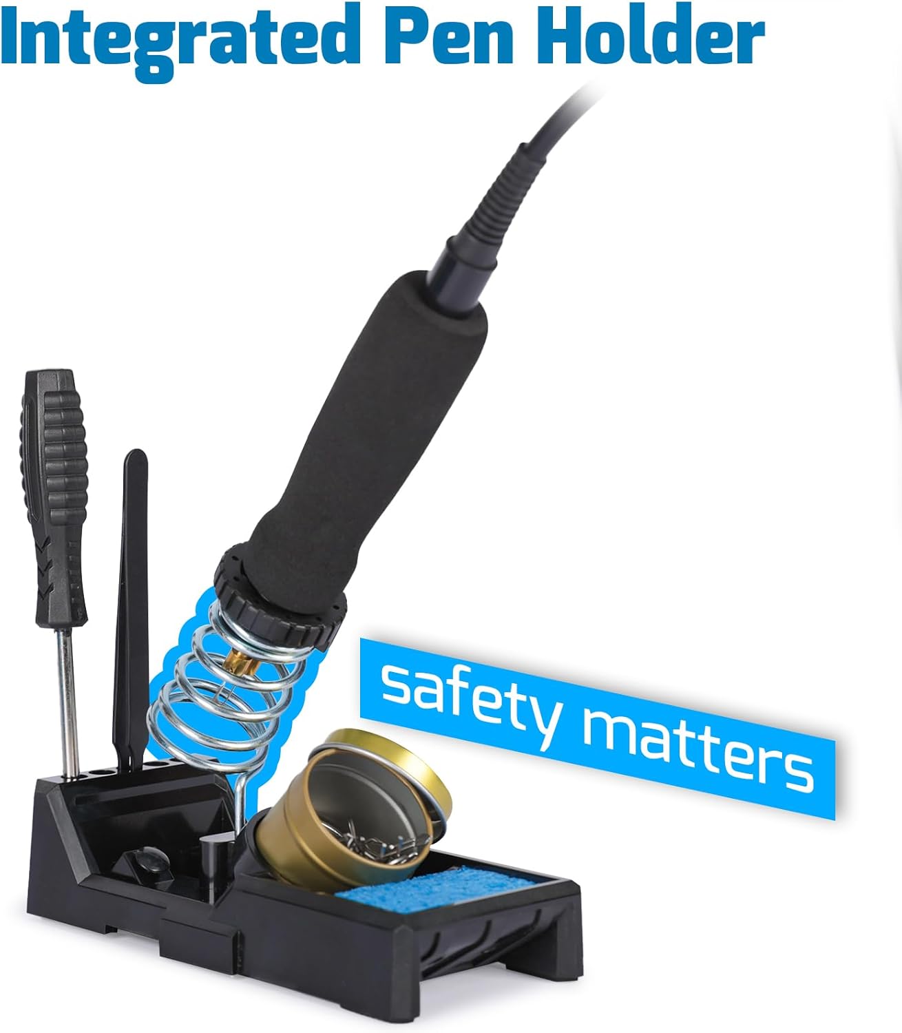 WEP 939-II Pyrography Station Wood Burning Kit 32-IN-1 with 20 Wood Burner Tips Comfort Pen with 2 Letter Number Stencils, 2 Unfinished Wood, 1 Pen Holder Woodburning Tools