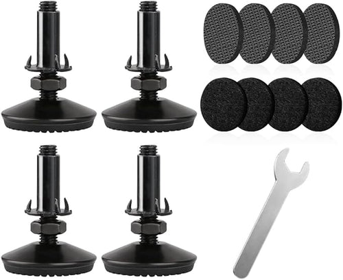 4 Set M10 Adjustable Leveling Feet, Heavy Duty Height Adjuster Furniture by Tahikem