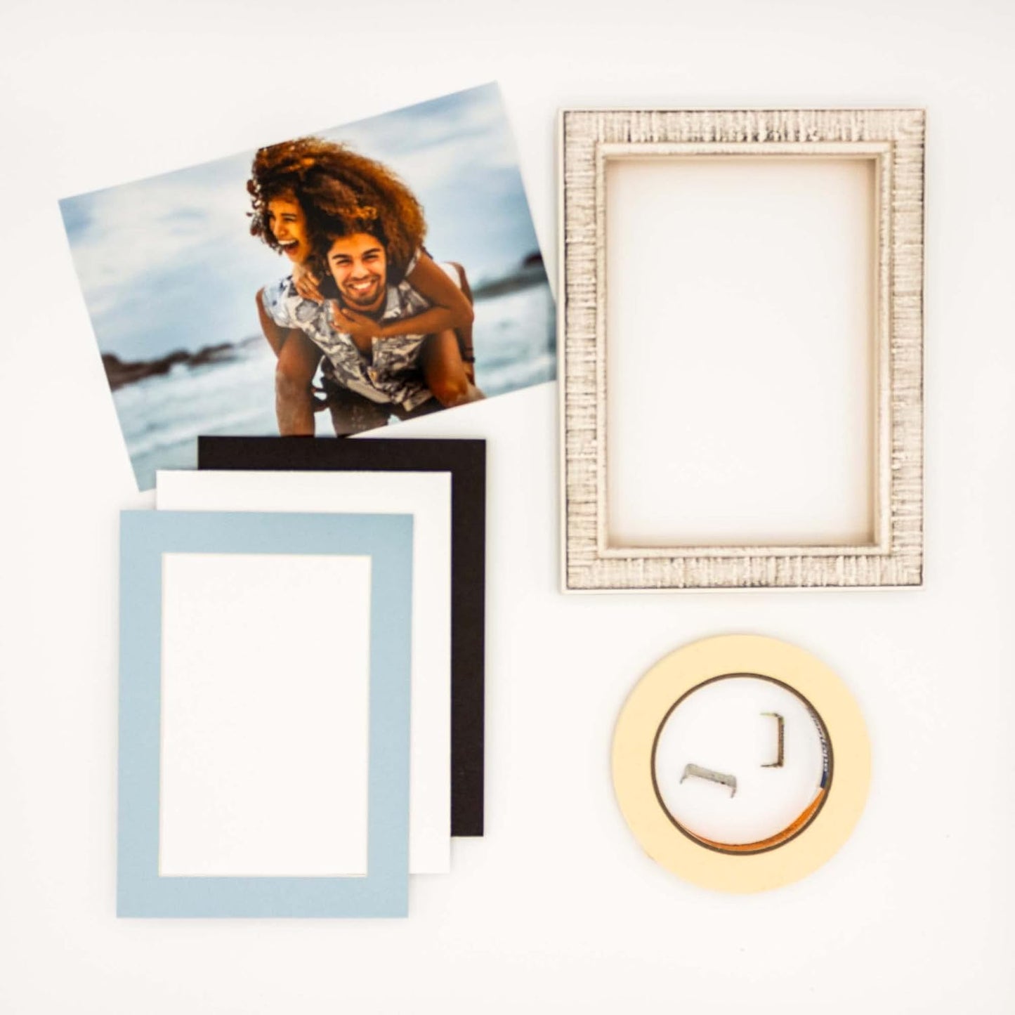 11x14 Mat for 8.5x11 Photo - Precut Baby Blue Picture Matboard for Frames Measuring 11 x 14 Inches - Bevel Cut Matte to Display Art 8.5 x 11 Inches - Acid Free ONE MAT with Backing Board & Clear Bag