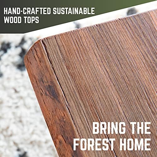 PIPE DECOR Restore Solid Wood Coffee Table Top 18 in. x 36 in. x 1.25 in. - Image 4