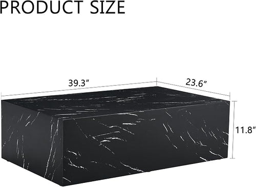 39.3'' Marble Coffee Table - Image 2