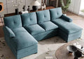 U-Shaped Sectional Couches for Living Room Furniture Sofas Set Sofa Sleeper by Unknown