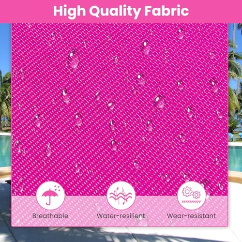 GYMAX Lounge Chairs for Outside, Extra High Folding Beach Tanning Lounger - Image 5