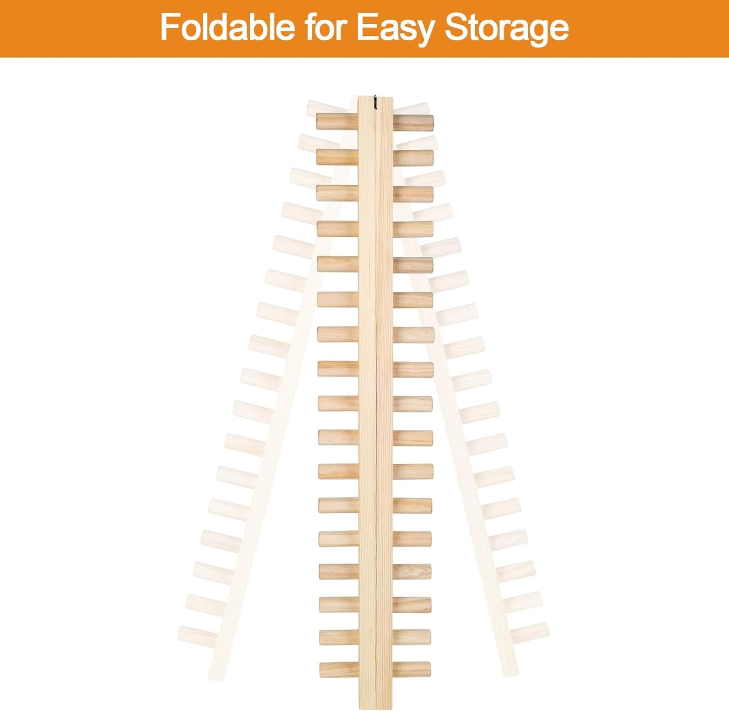 QWM Chunky Blankets Loom Knitting Looms Long Installation Free and Adjustable Foldable Portable Extra Loom Large 38,48,60, 72,84,96 Inch (60inch)